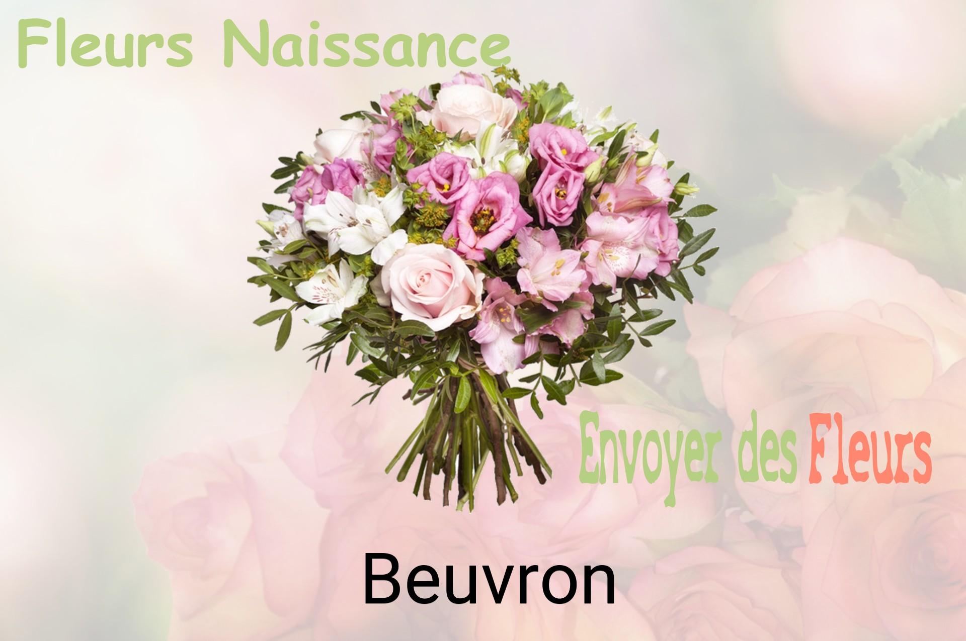 Bouquet de fleurs de naissance livré à Beuvron